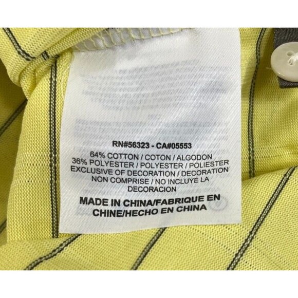 NEW Nike Dri Fit Men’s Small Tiger Woods Collection Golf Polo Shirt Yellow - Picture 11 of 11